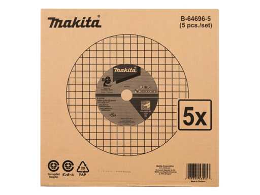 Makita Schleifscheiben 355x4,3x25,4mm Bandsäge 5 Teile